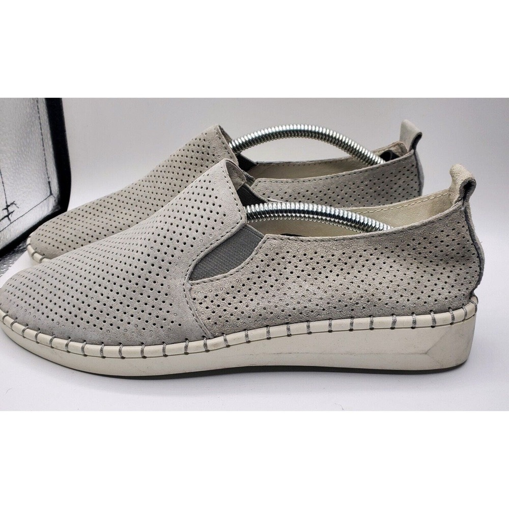 Bernie Mev Womens TW98 Leather Fashion Sneakers - Grey Suede, 40M EUC